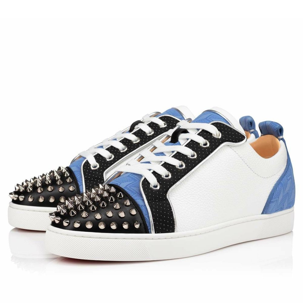 Cheap Reps Christian Louboutin Mens Louis Junior Spikes Orlato Sneakers