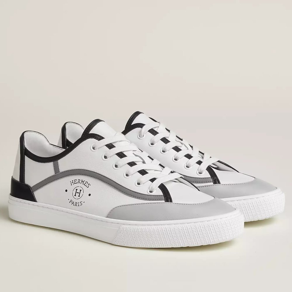 Cheap Reps Hermes Mens Get Sneakers in Multicolour Calfskin